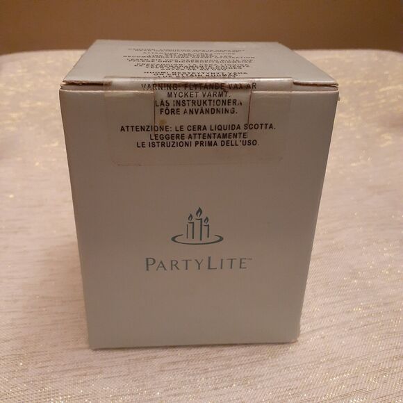 Partylite Q38542 Island Oasis Auroraglow Ball Candle 3" Shells Inside NEW - Picture 3 of 5